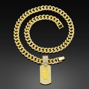 Basketball Dog Tag Pendant Necklace