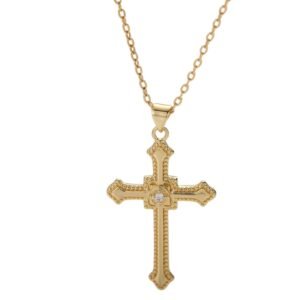 Iced Out Cross Pendant