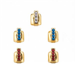 Hip Hop Colorful Diamond Grillz Set